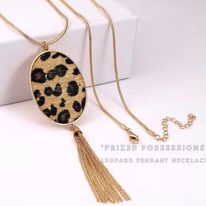 ‘Prized Possessions’ Leopard Pendant Necklace